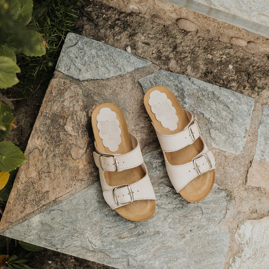 Sandalia Bio Mujer piel Taupe Mirm