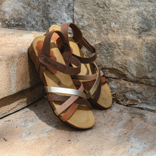 Sandalia Plana Mujer Estela Mutlicuero