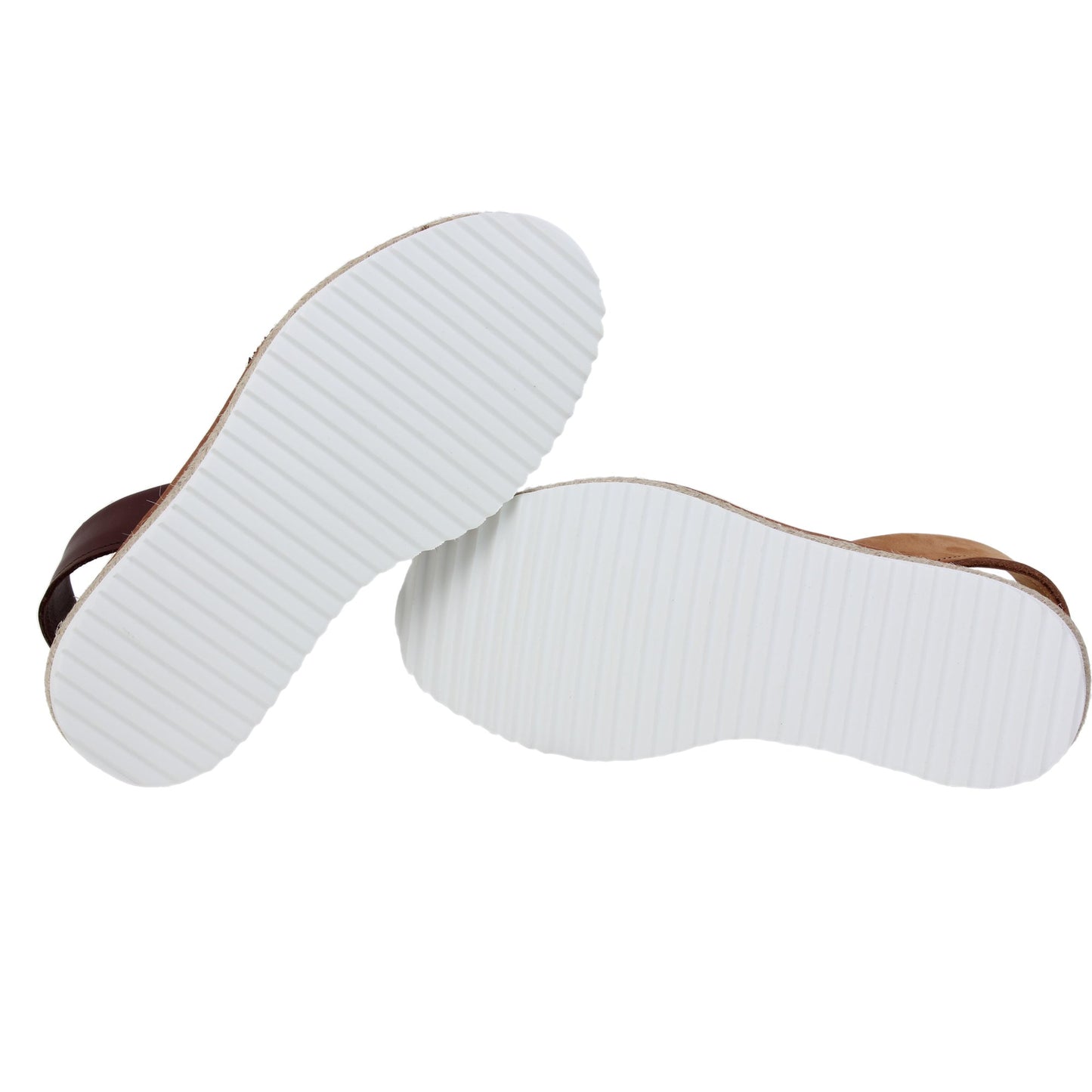 Abarcas menorquinas planas mujer piel cuero Vera