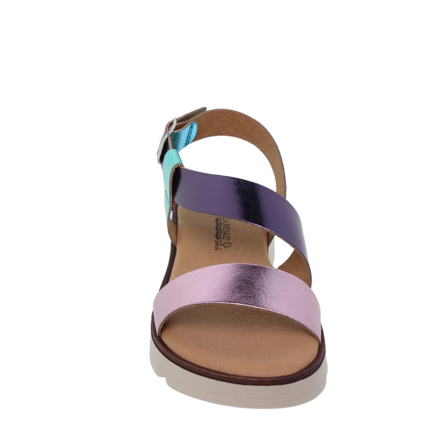Sandalia plana mujer piel rosa Onix