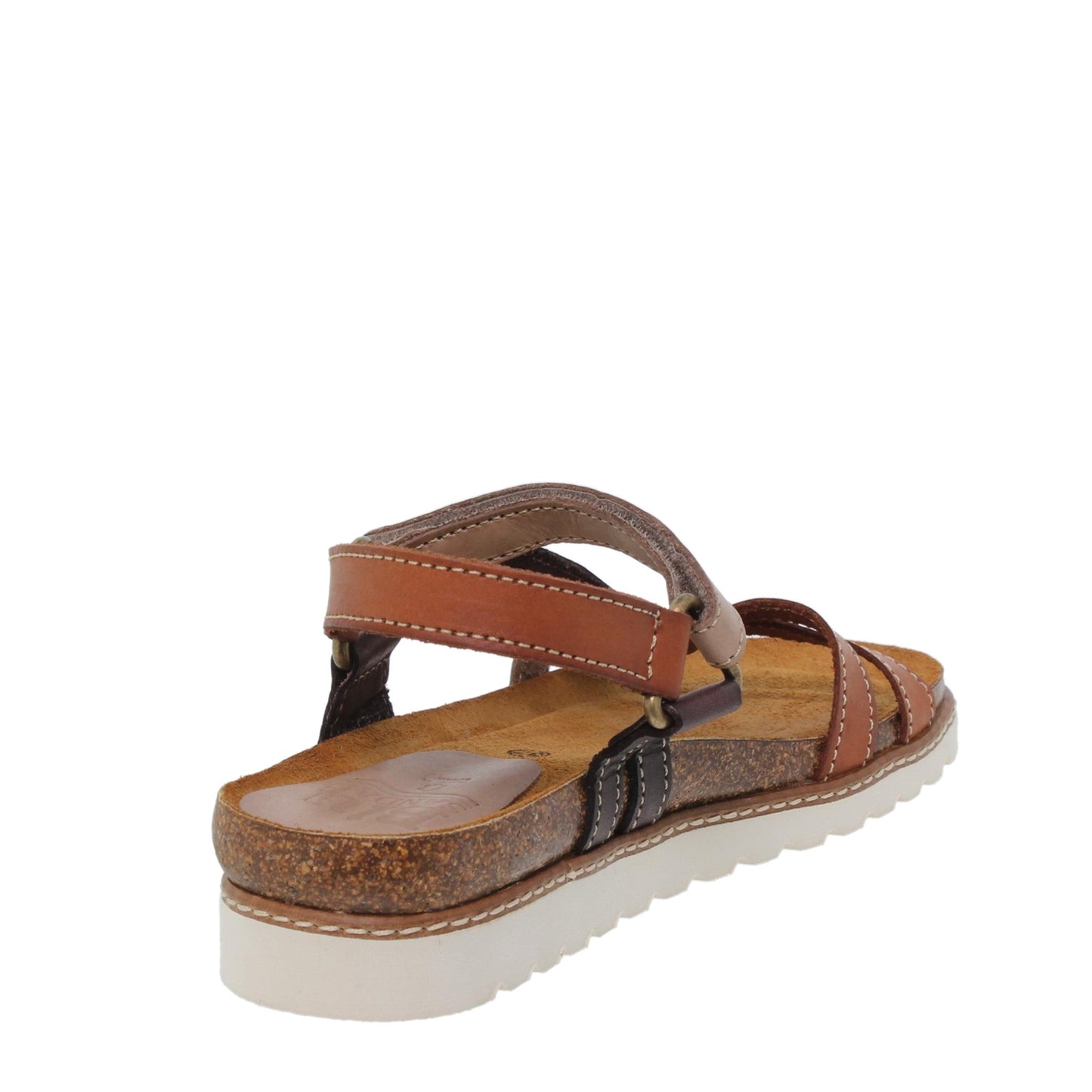 Sandalias deportivas mujer piel multicuero Citrino