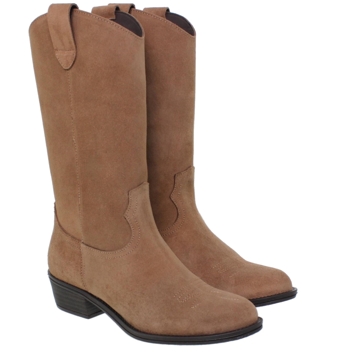 Botas cowboy Mujer PaulaTaupe