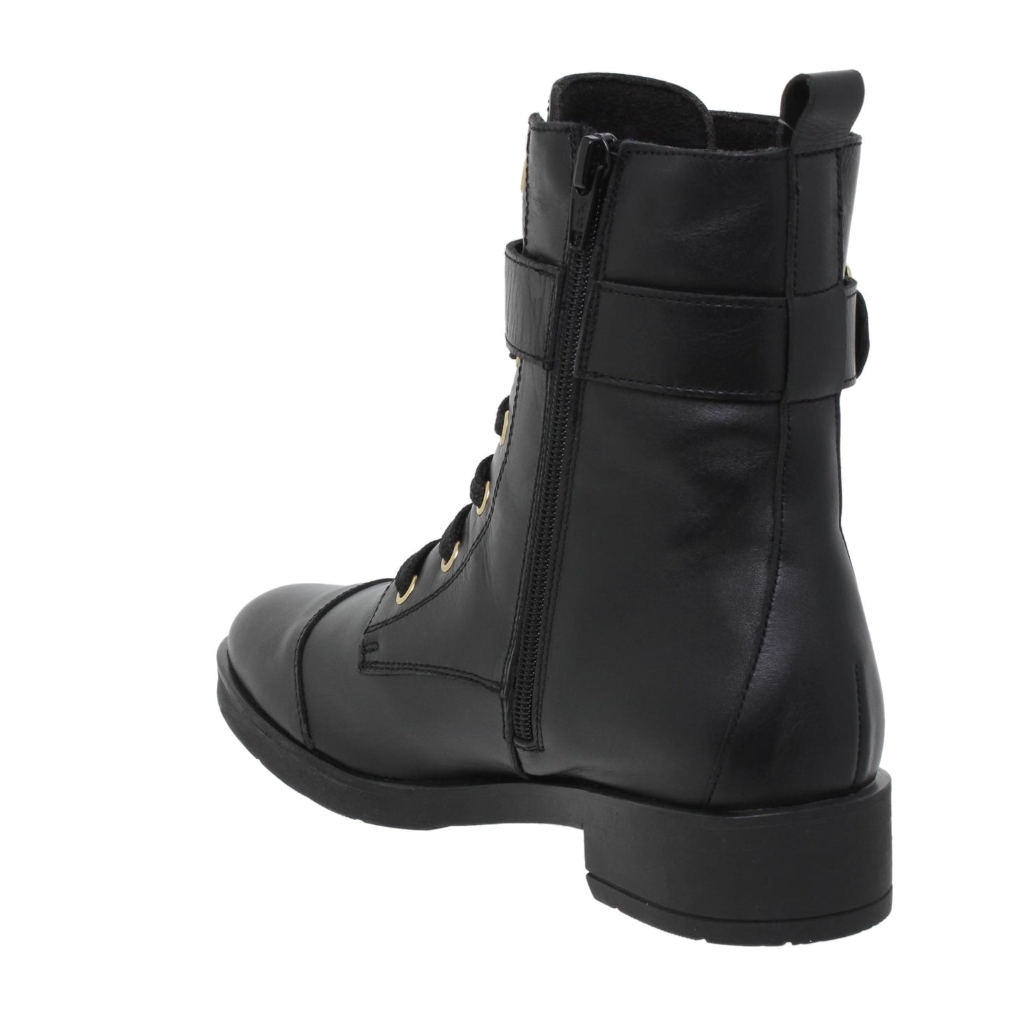 Botas Militares Mujer Sally Negro
