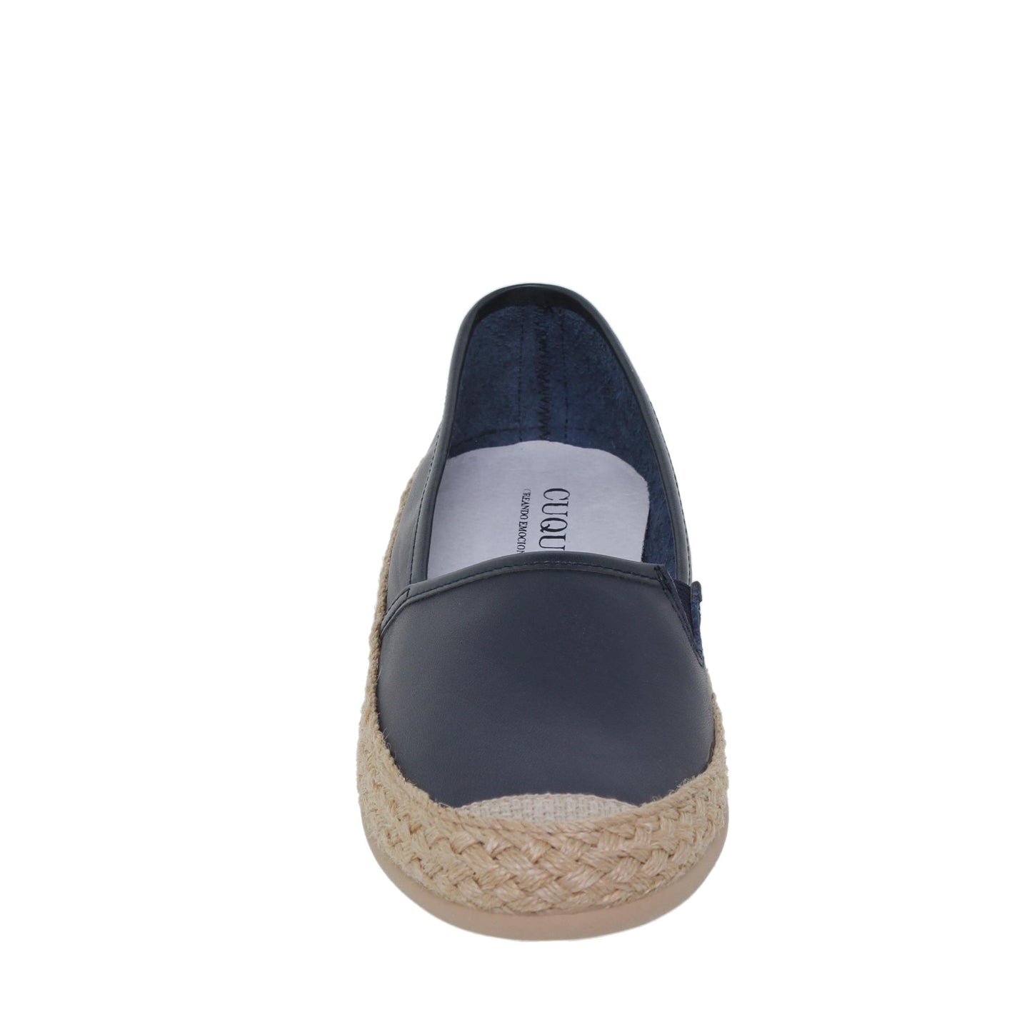 Sandalia Plana Alpargatas Mujer Lina Marino