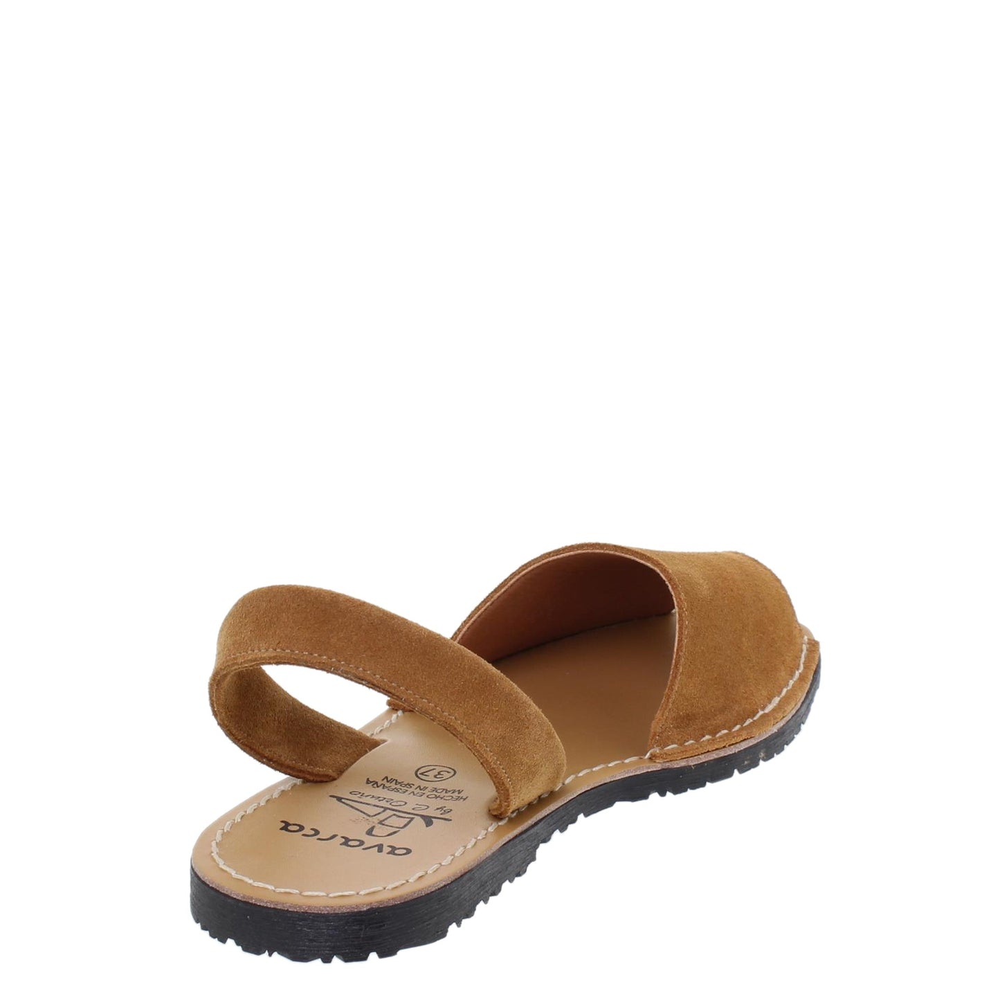 Abarcas Sandalia Menorquinas Mujer piel Taupe Marina