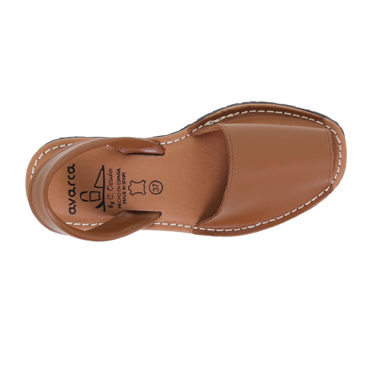Abarcas Sandalia Menorquinas Mujer piel Cuero Cleo