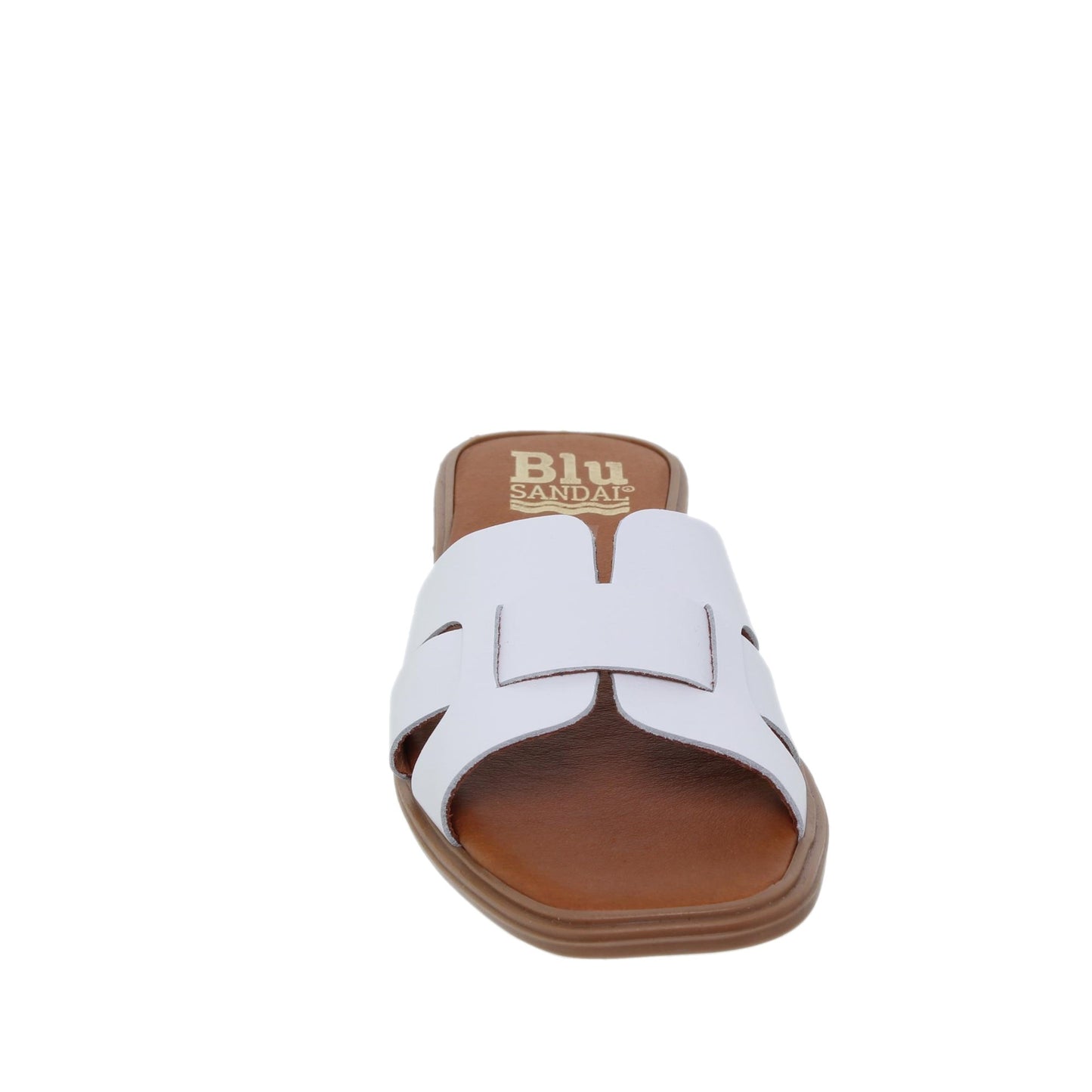 Sandalia Plana Mujer Abril Blanco