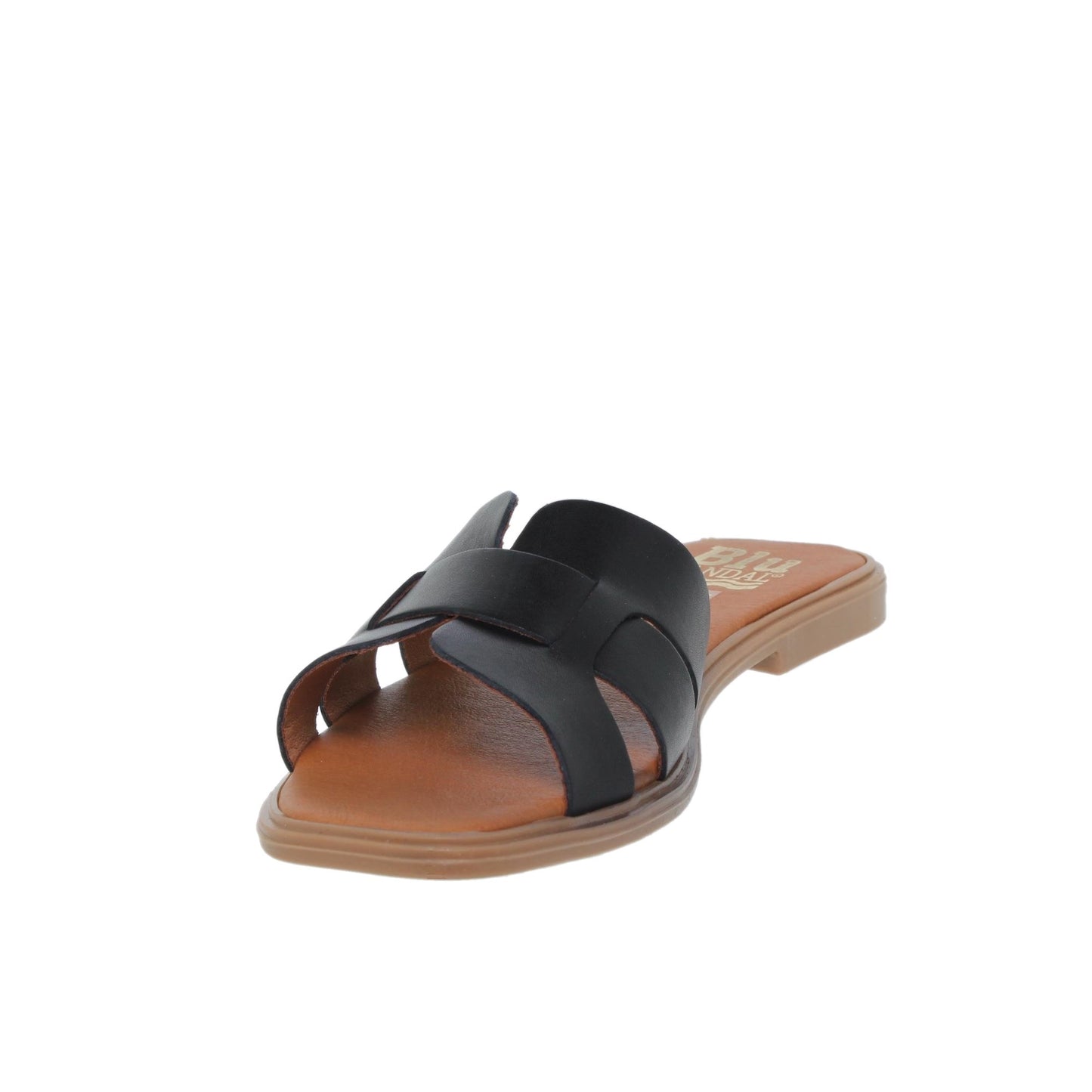 Sandalia Plana Mujer Abril Negro