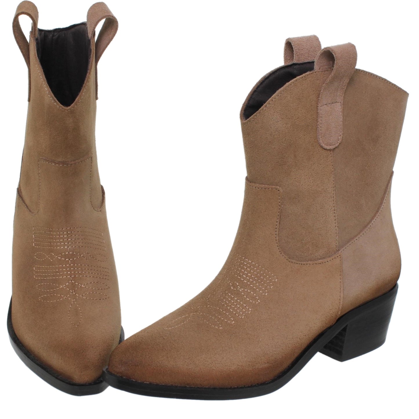 Botines Mujer Emma Taupe