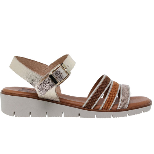 Sandalia Plana Mujer Ginebra Cuero