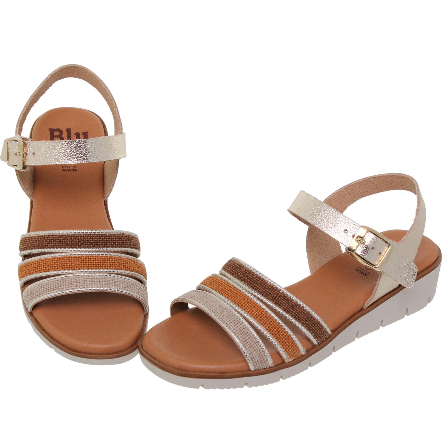 Sandalia Plana Mujer Ginebra Cuero