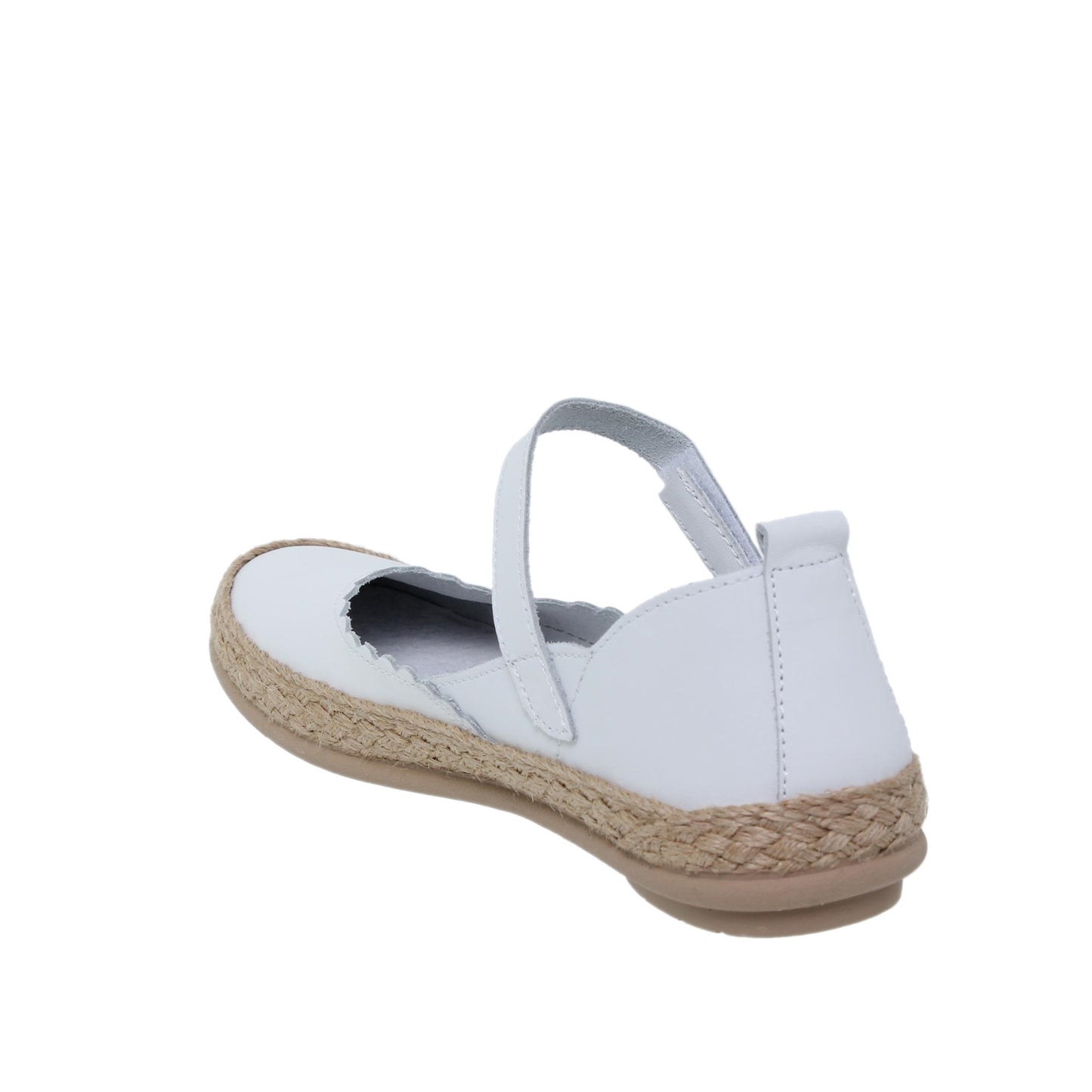 Sandalia Plana Mujer Olga Blanco