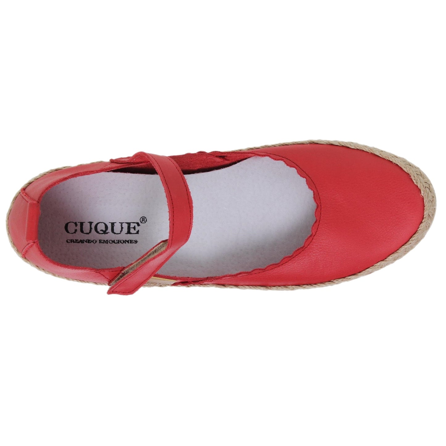 Sandalia Plana Mujer Olga Rojo