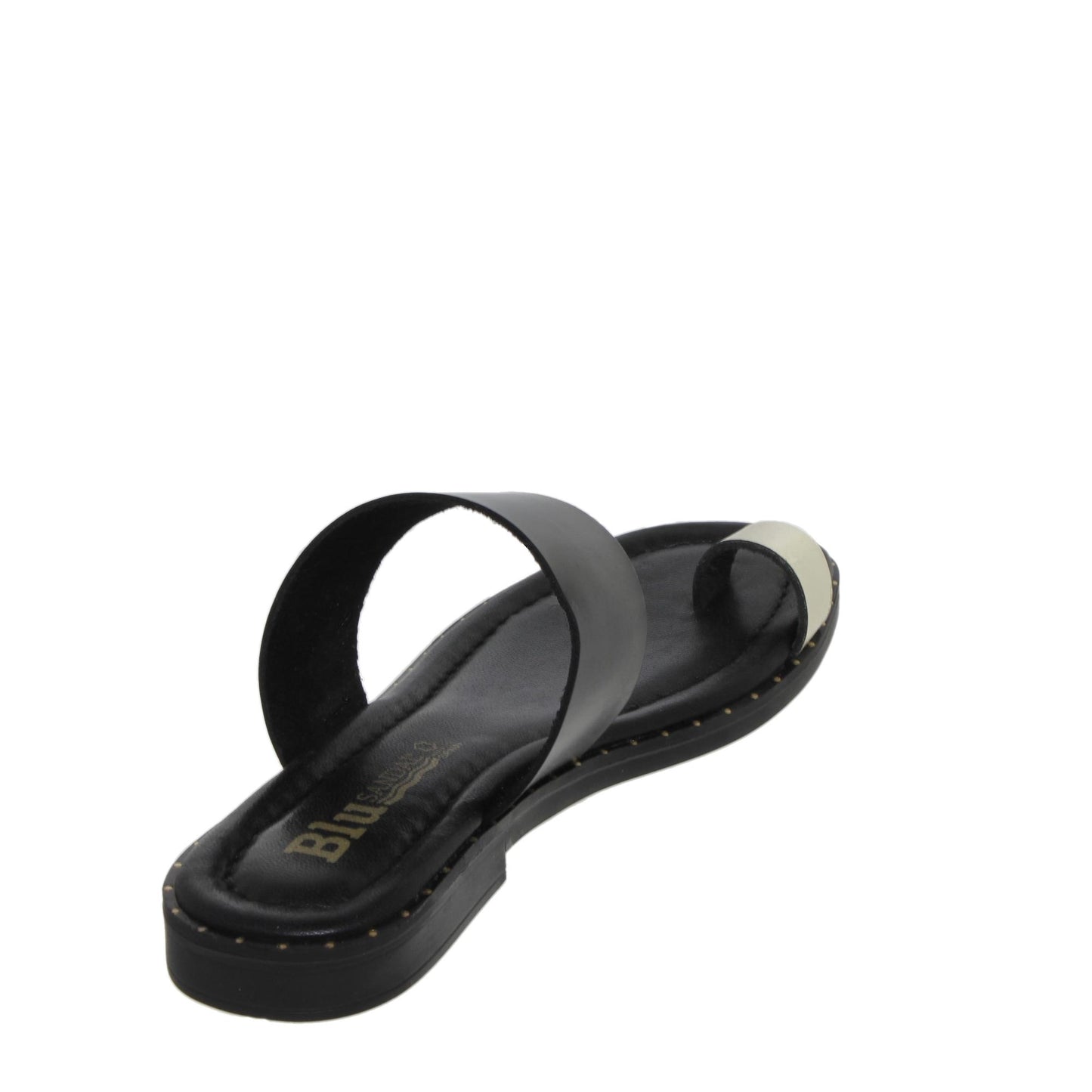 Sandalias planas mujer piel Negro Eugenia