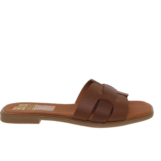 Sandalias planas mujer piel Cuero Tamara