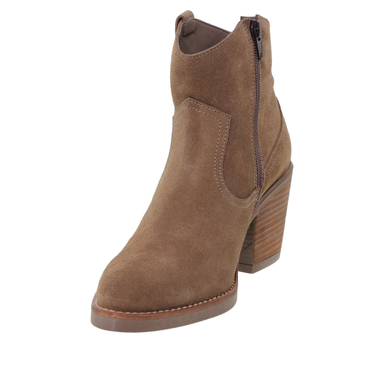 Botines cowboy Mujer Carole Taupe