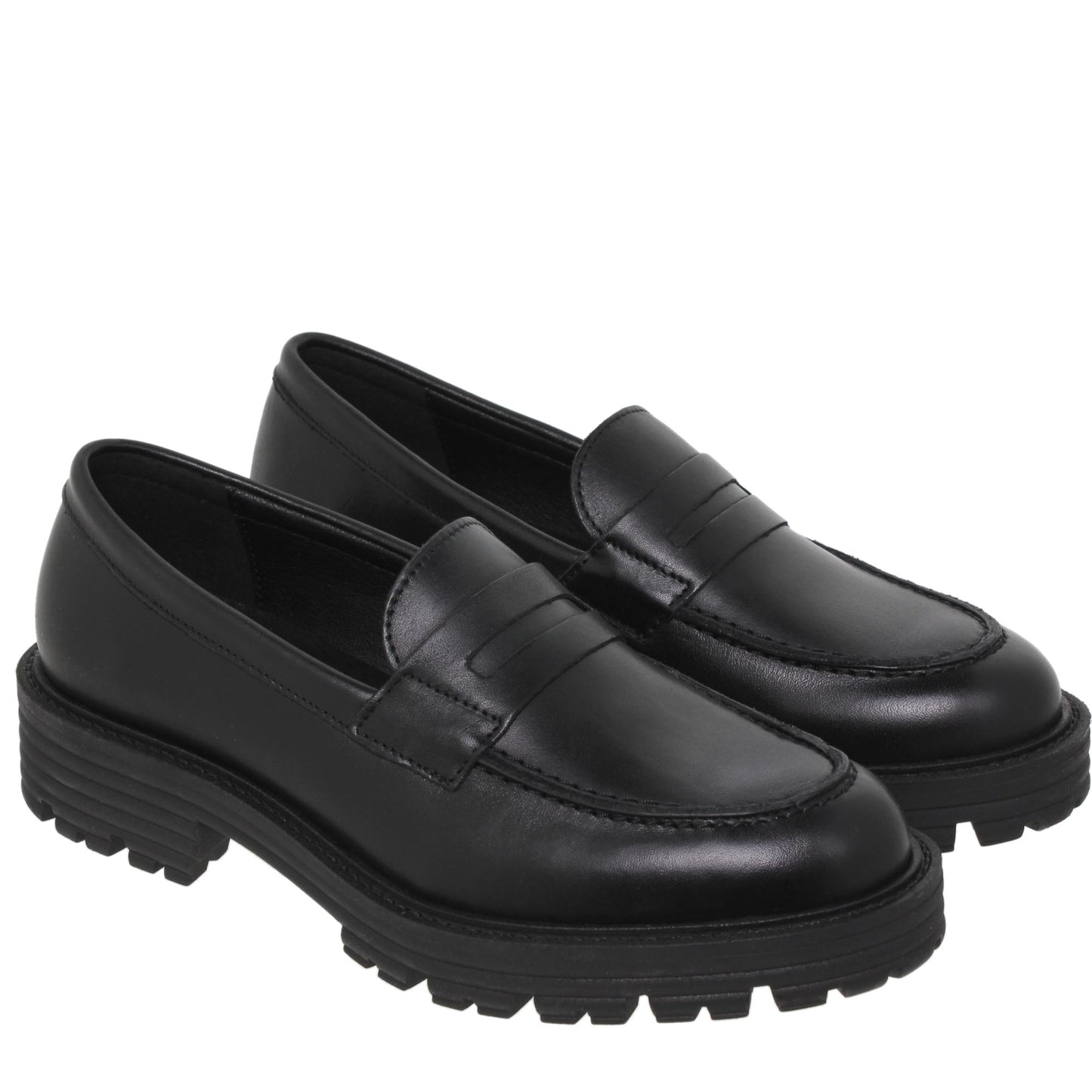 Mocasines mujer Marlen Negro Clásico
