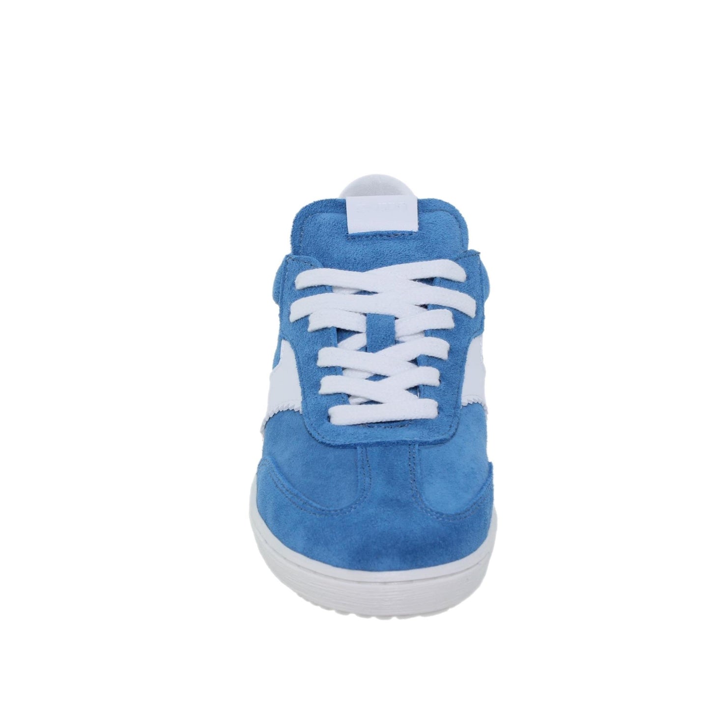 Deportivas Mujer Piel Malva Azul