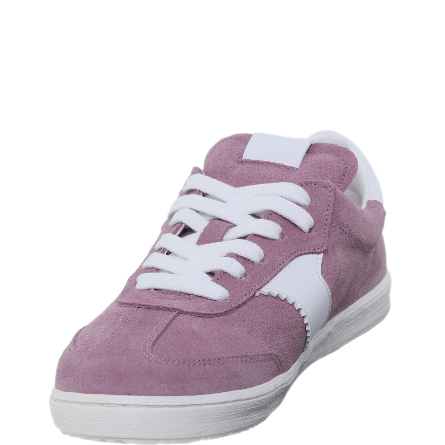 Deportivas Mujer Piel Malva Rosa