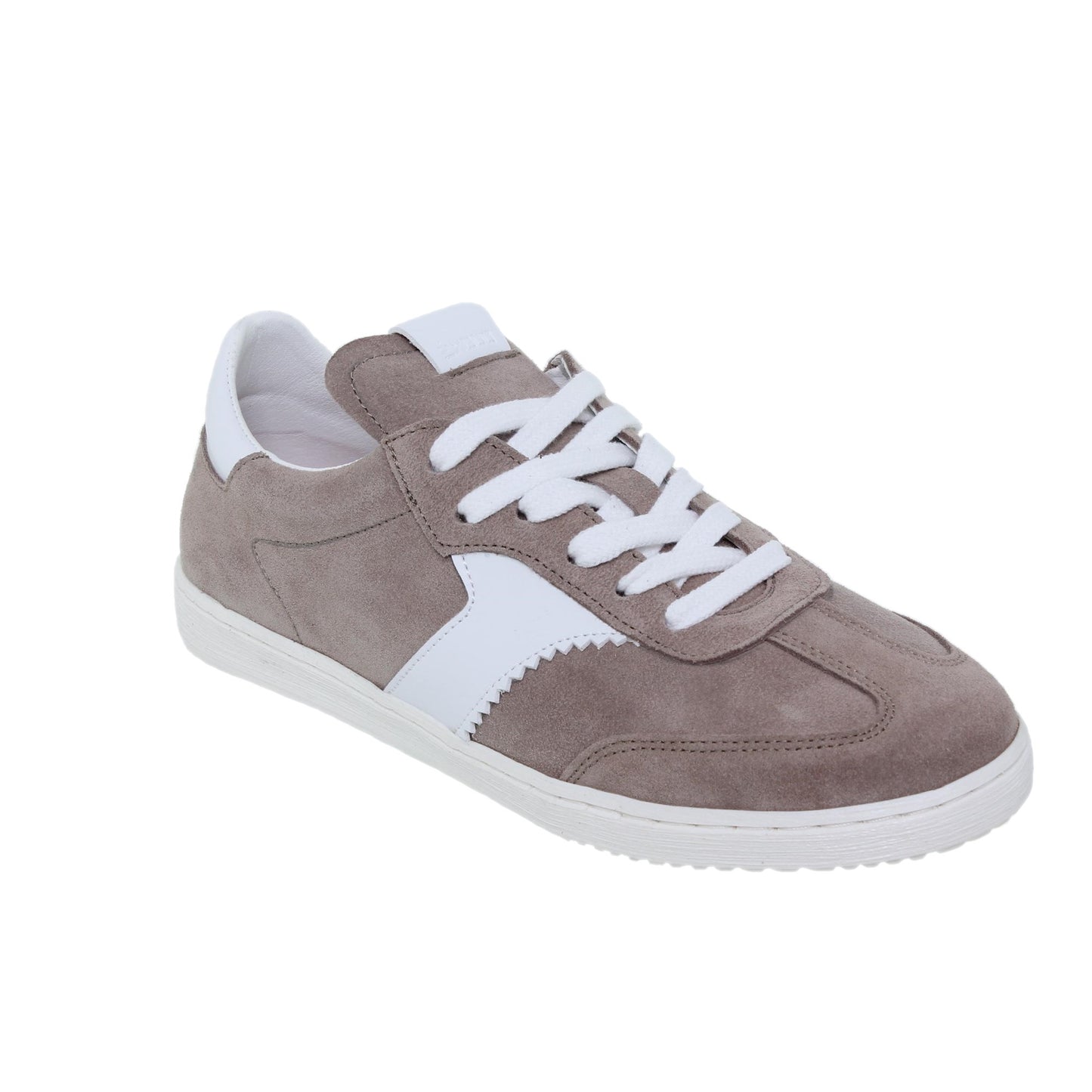 Deportivas Mujer Piel Malva Taupe