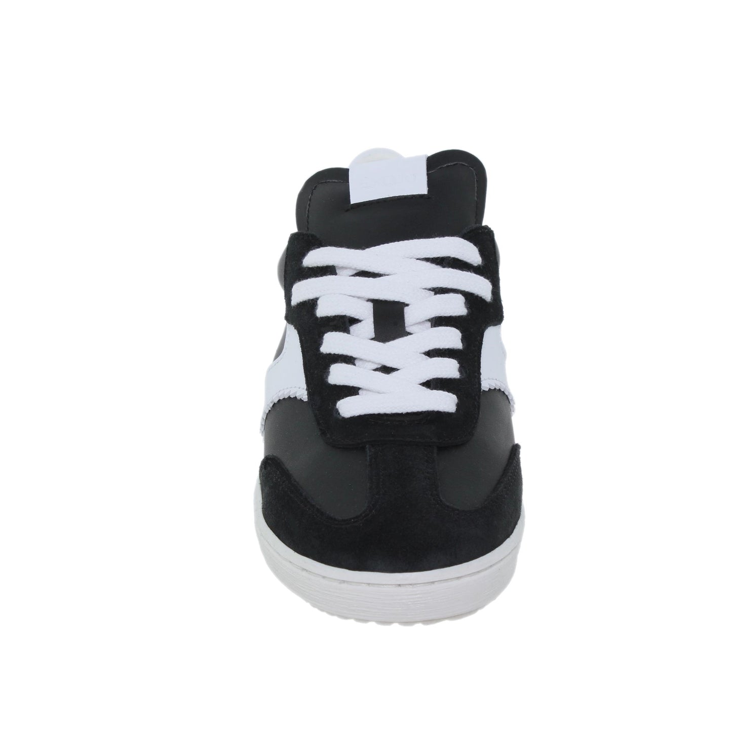Deportivas Mujer Piel Malva Negro