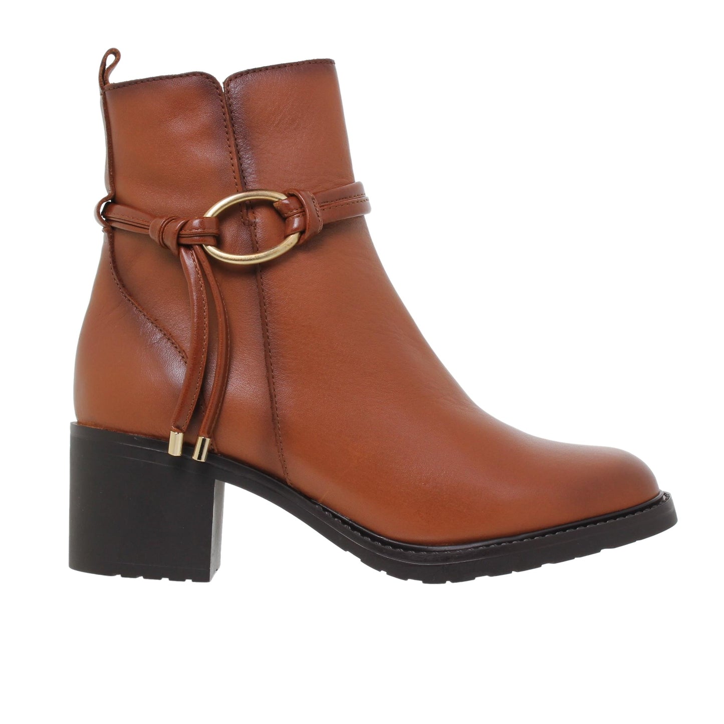 Botines Mujer Polly Cuero