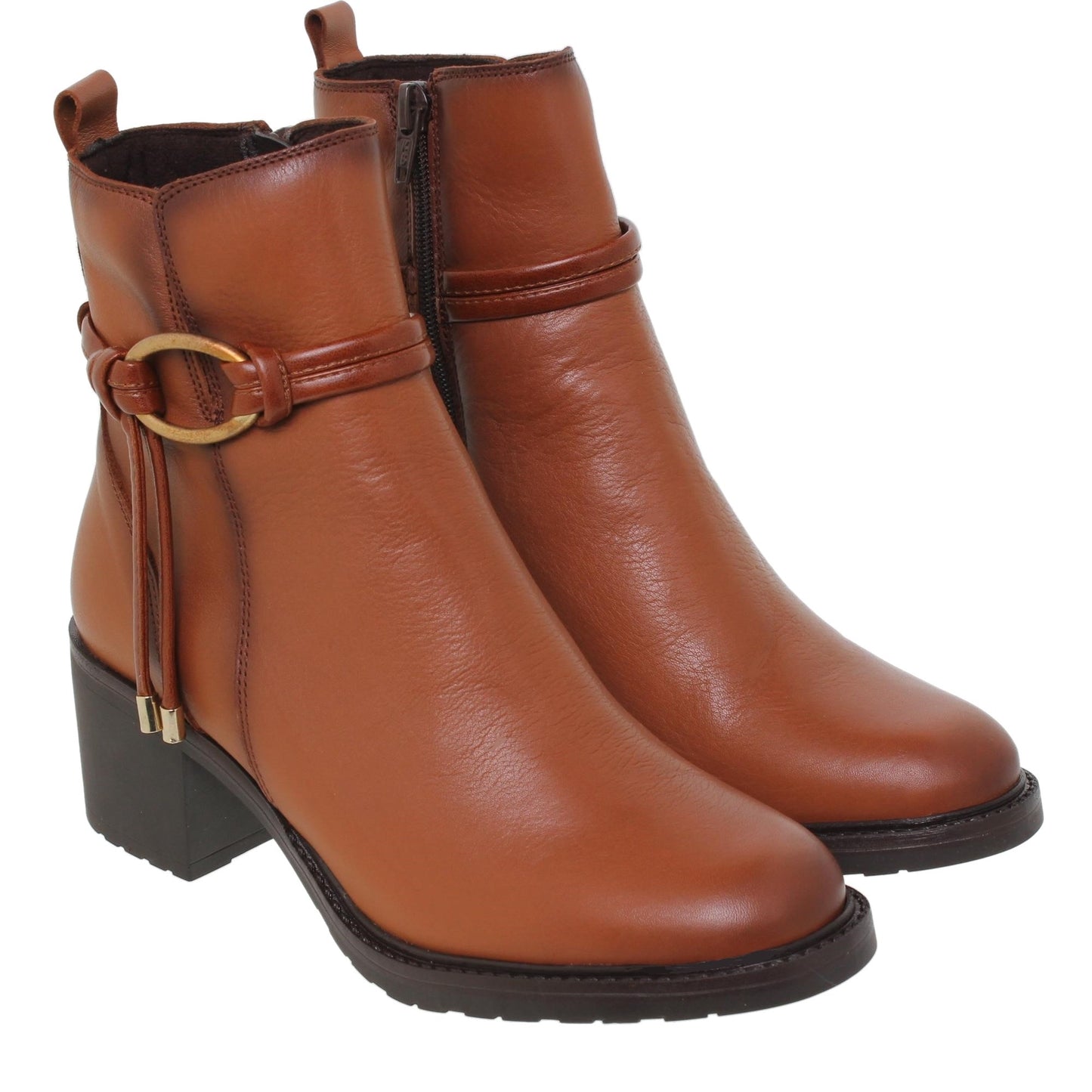 Botines Mujer Polly Cuero