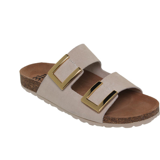 Sandalia Bio Mujer piel Arena Nieves