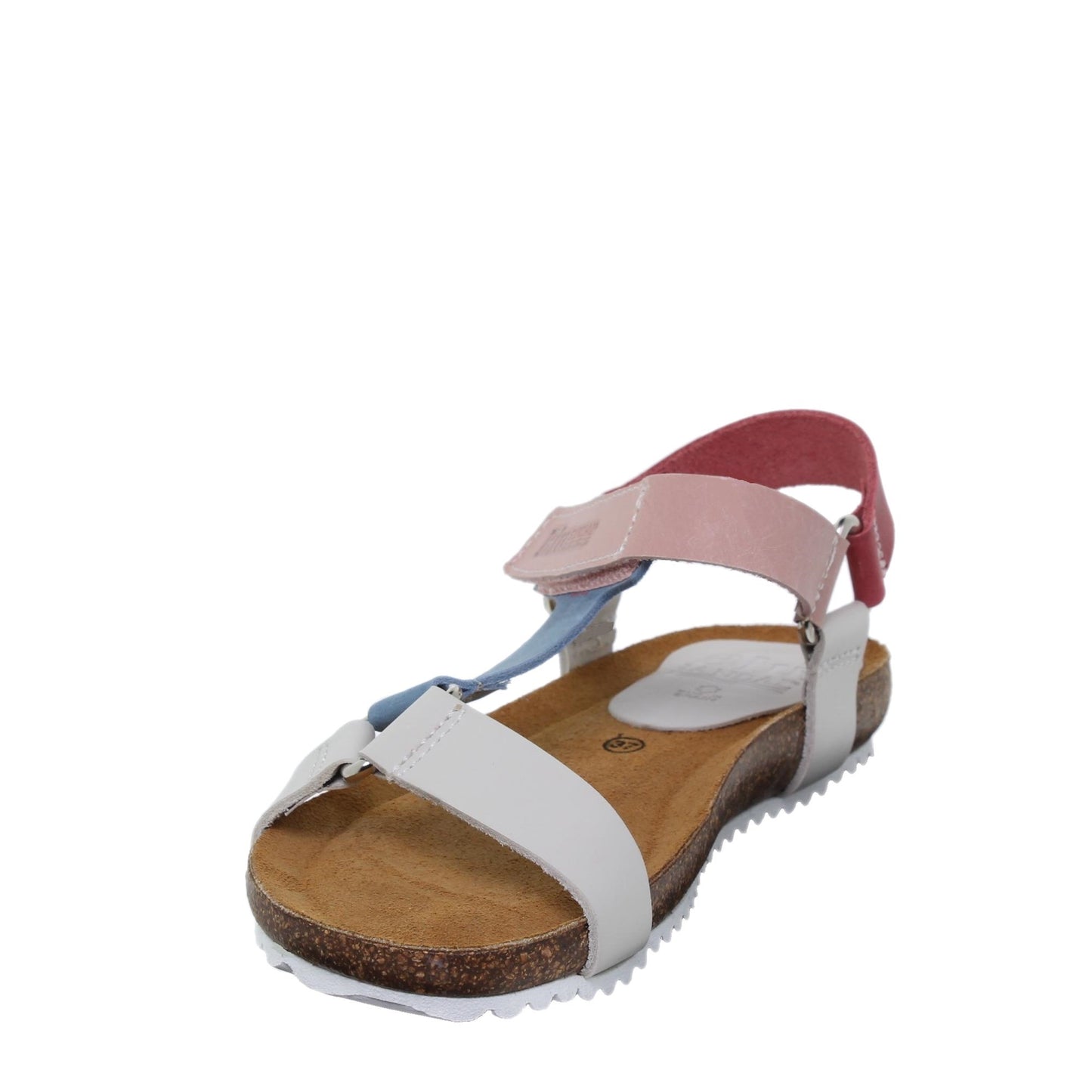 Sandalias deportivas mujer bio piel multicolor Aguamarina