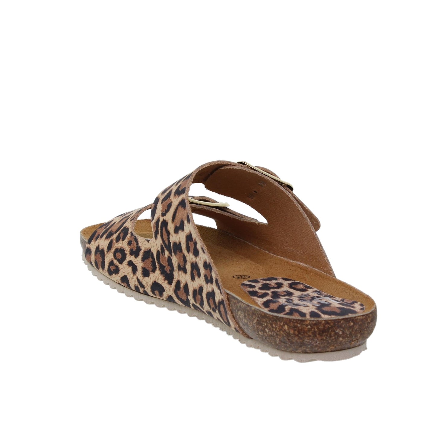 Sandalia Plana Bio Mujer Piel Leopardo Dalila