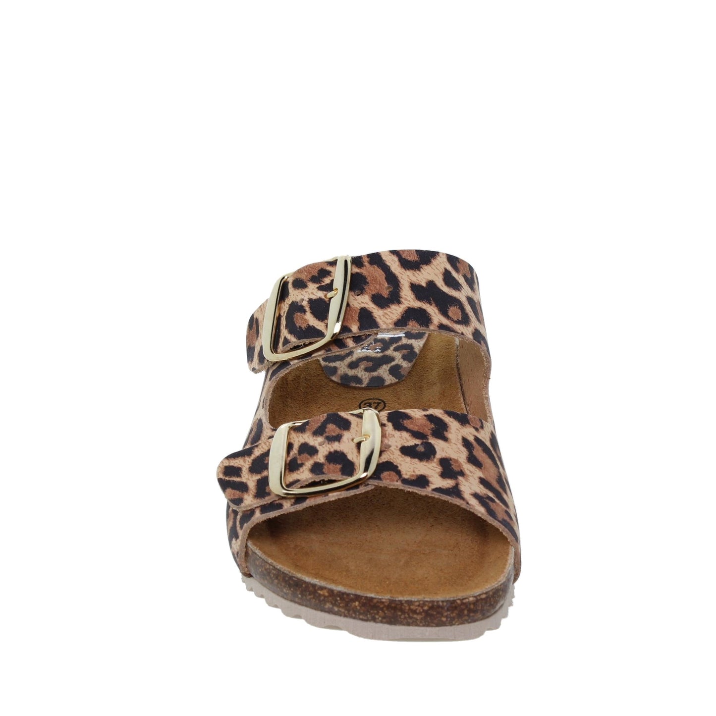 Sandalia Plana Bio Mujer Piel Leopardo Dalila