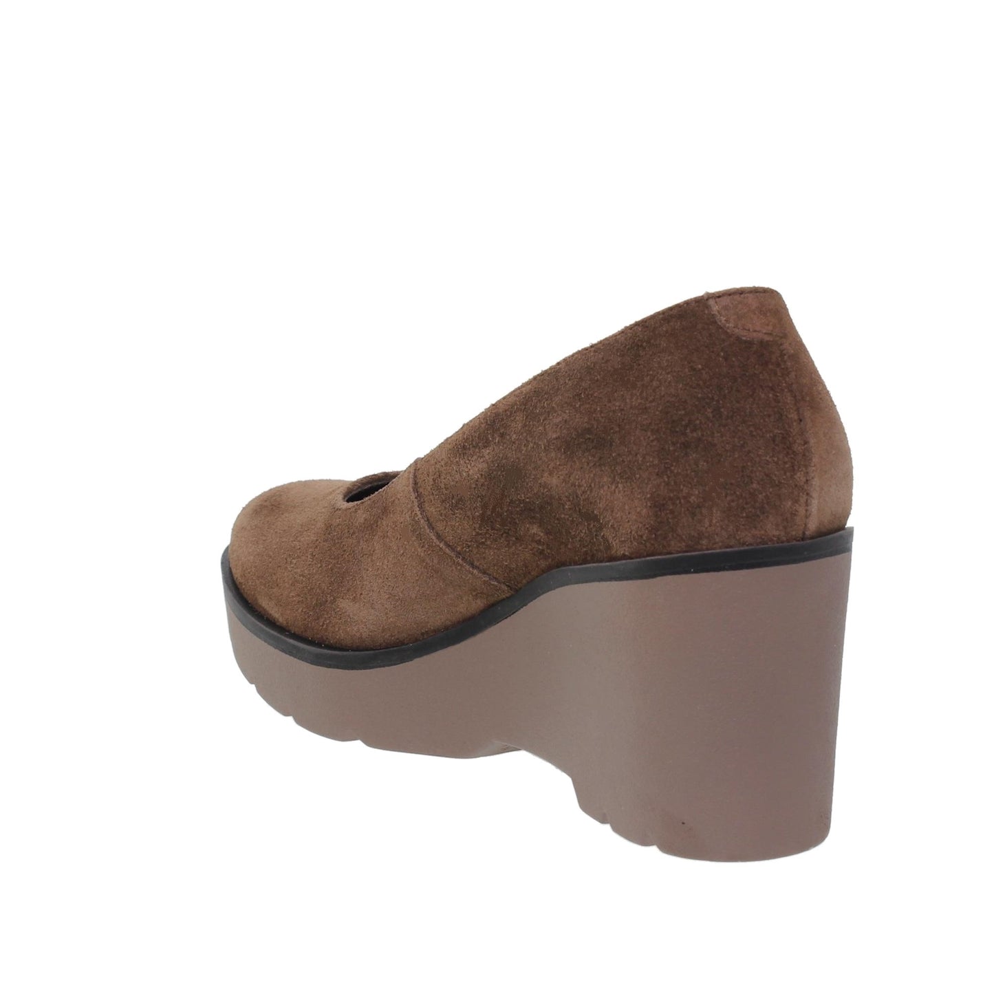 Zapato cuña mujer Emilia Serraje Marrón