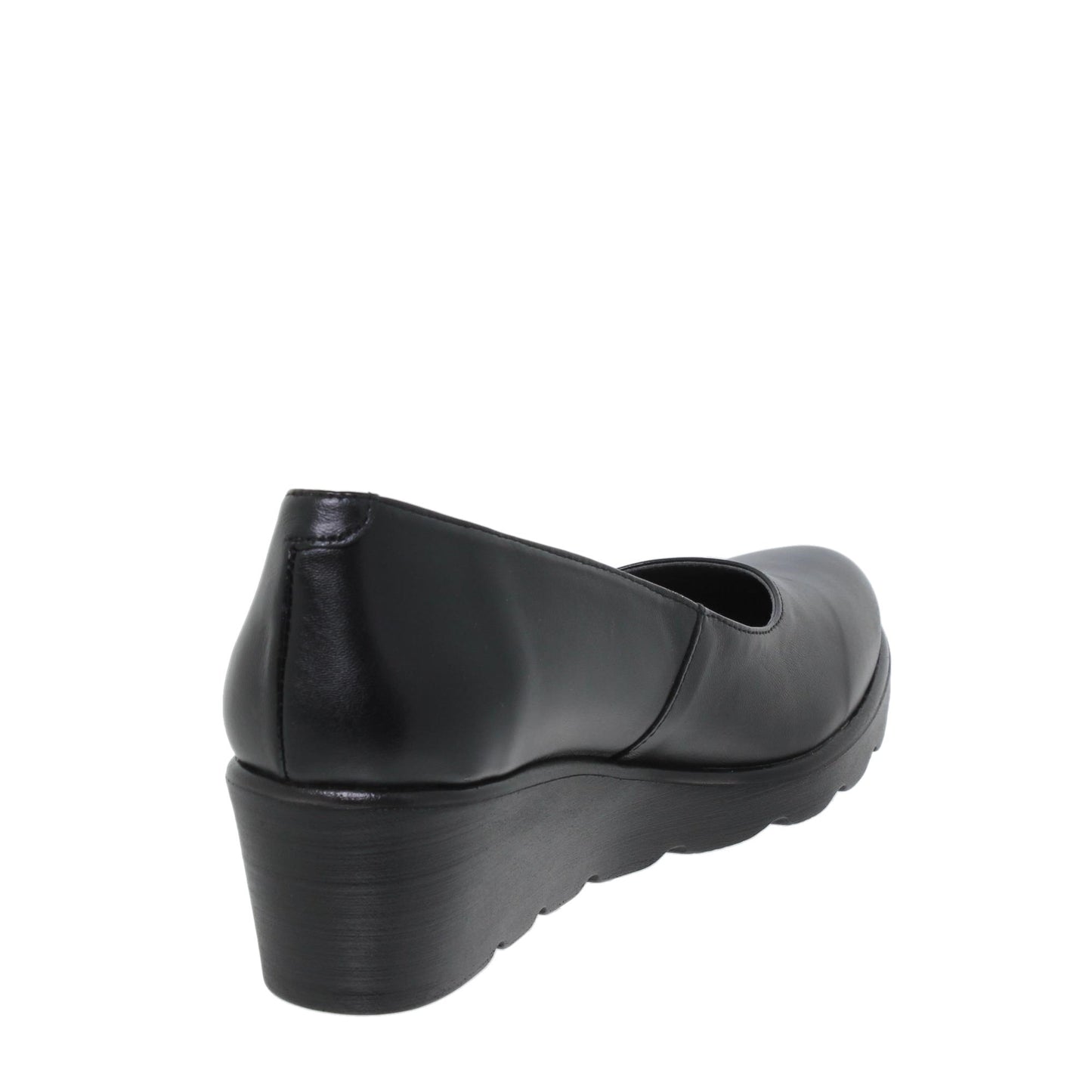Zapato cuña mujer Emilia Negro