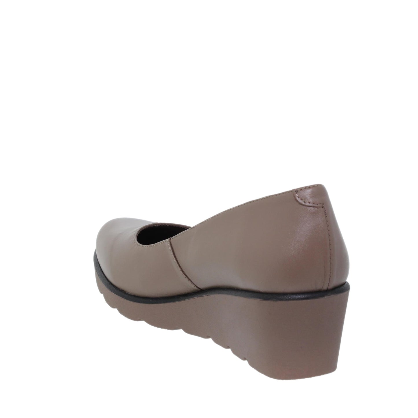 Zapato cuña mujer Emilia Taupe