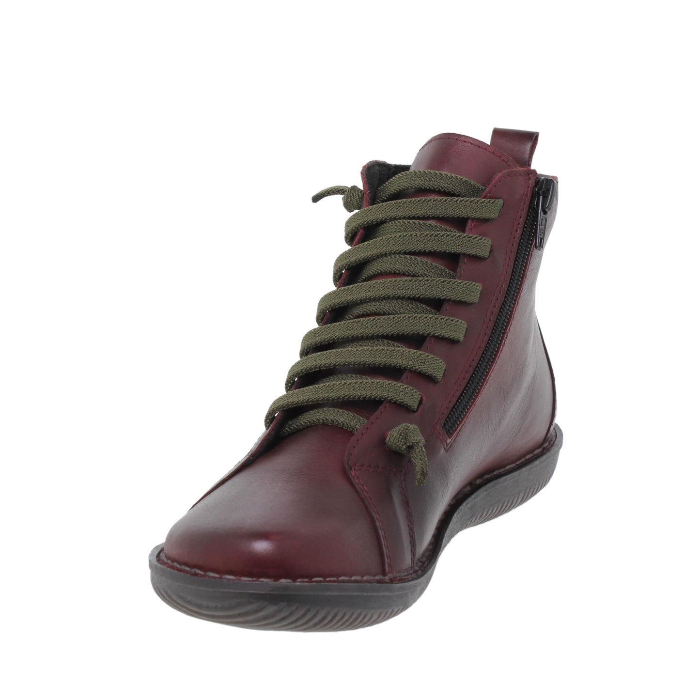 Botines Mujer Jelsa Rojo Granate
