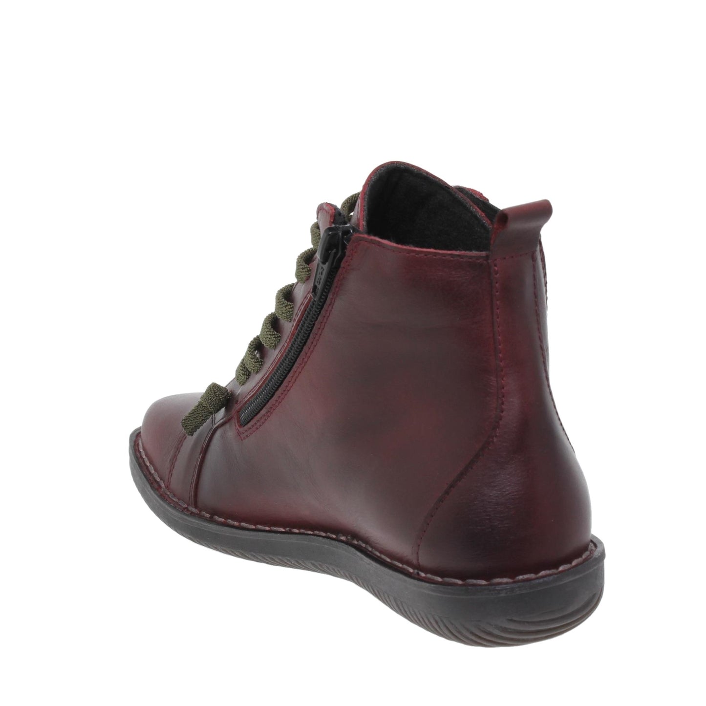 Botines Mujer Jelsa Rojo Granate