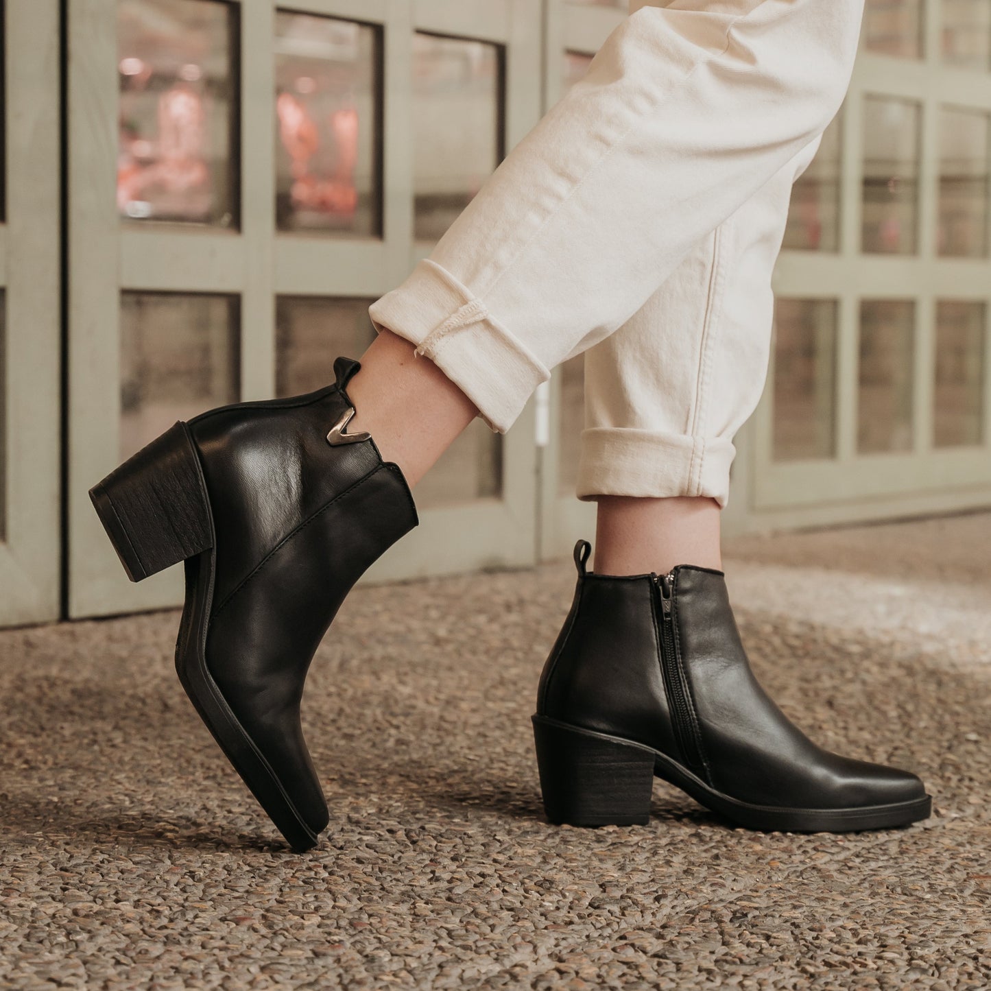 Botines Mujer Vittoria Negro