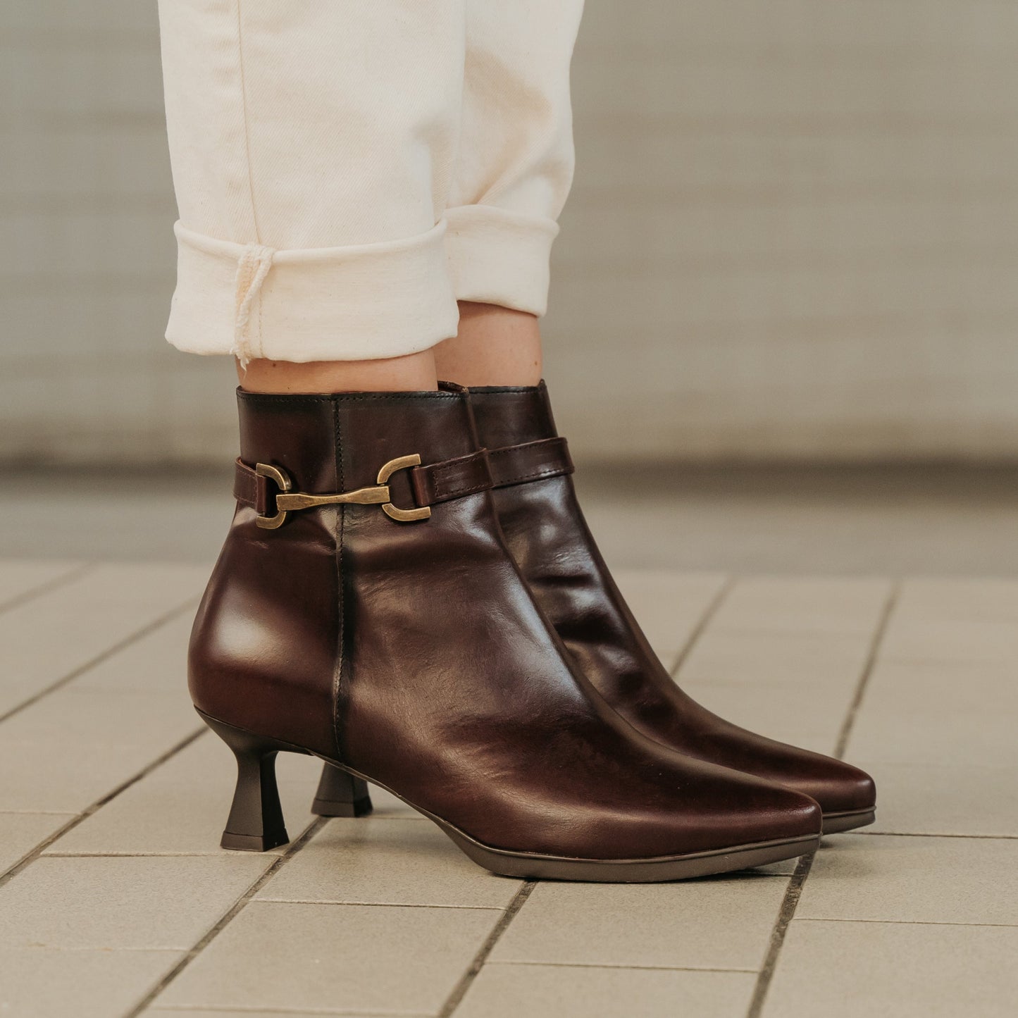 Botines Mujer Debora Marrón