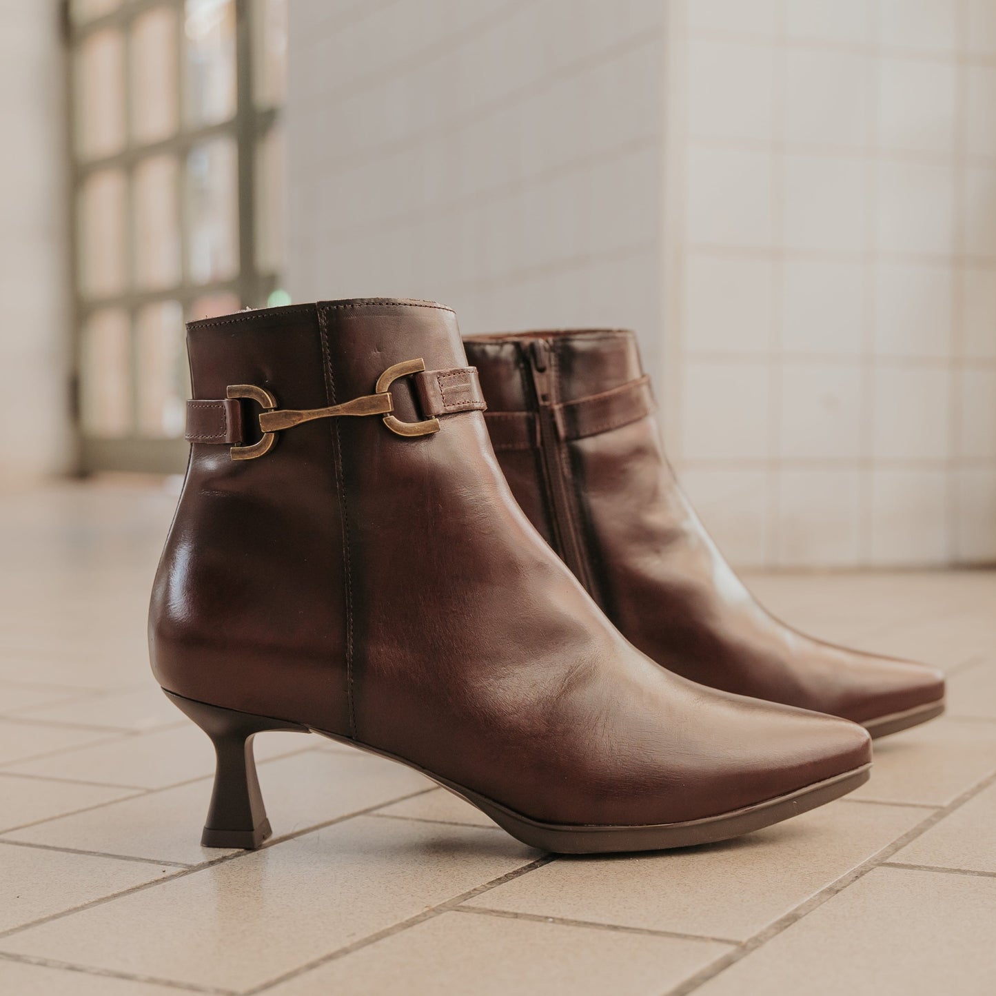 Botines Mujer Debora Marrón