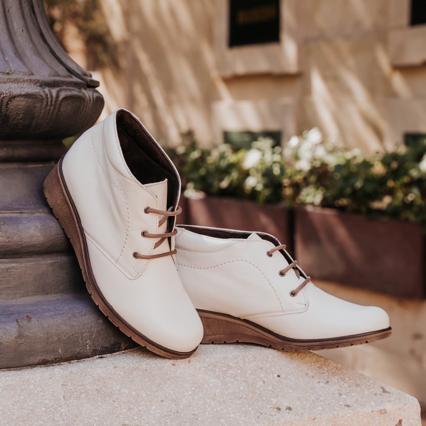 Botines Mujer Maya Blanca