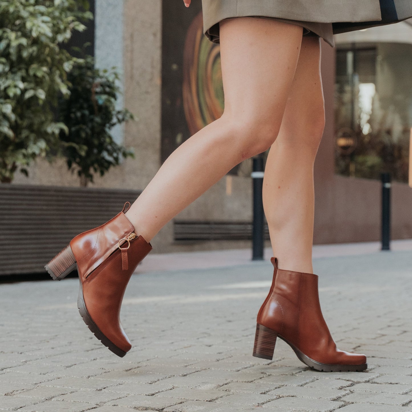 Botines Mujer Manza Cuero