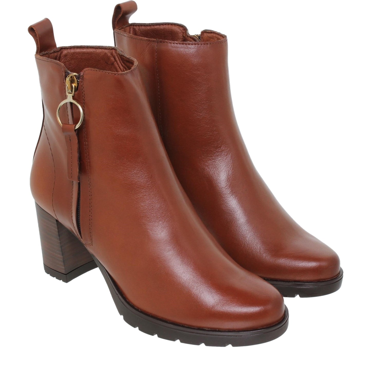 Botines Mujer Manza Cuero