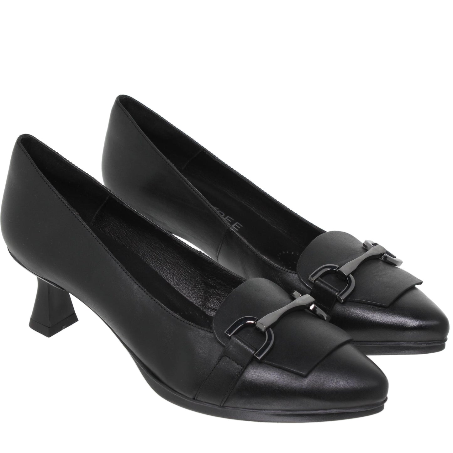 Mocasines Tacón Mujer Maia Negro