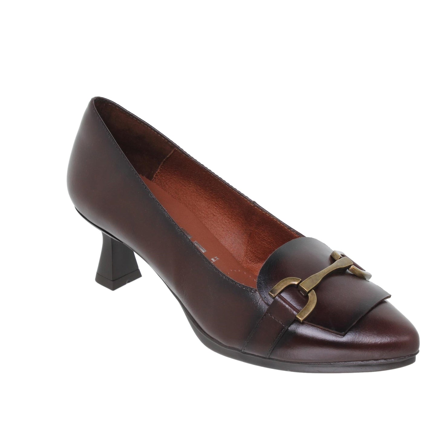Mocasines Tacón Mujer Maia Marrón