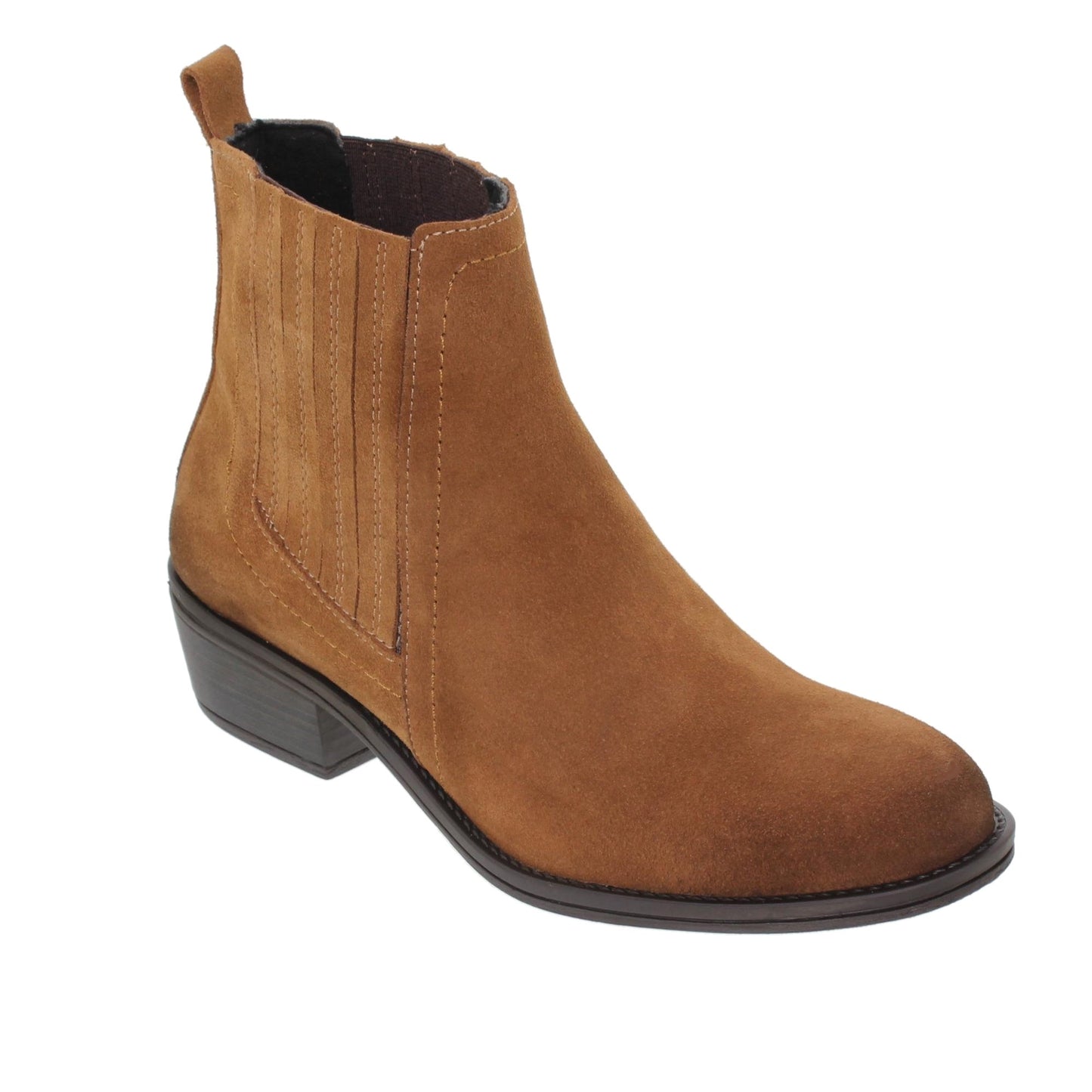 Botines Cowboy Mujer Oliw Cuero