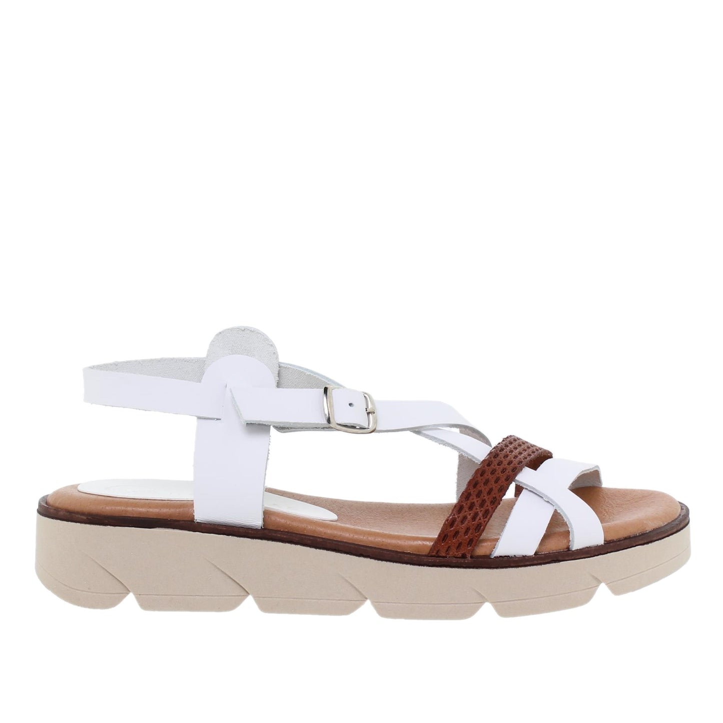 Sandalia Tiras Mujer Aina Blanca