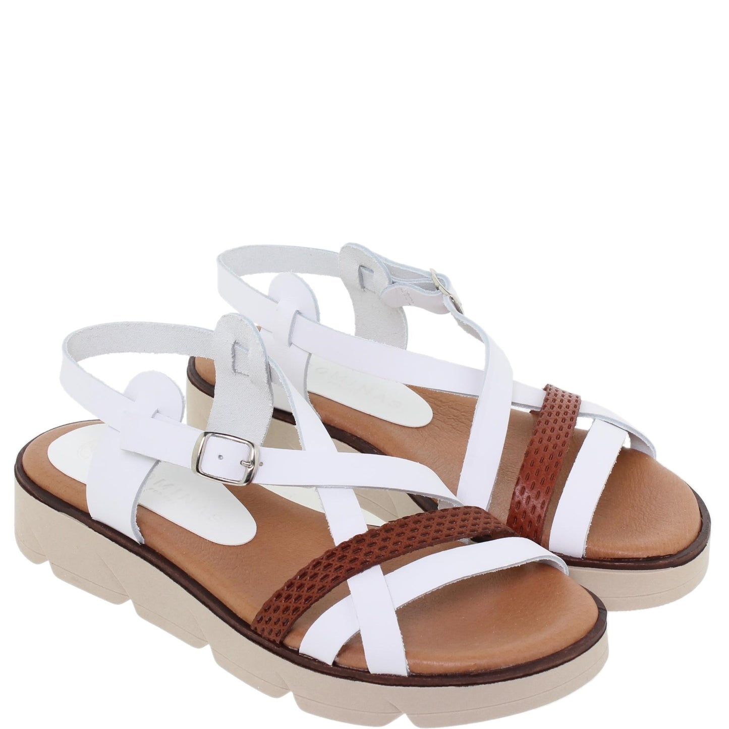 Sandalia Tiras Mujer Aina Blanca