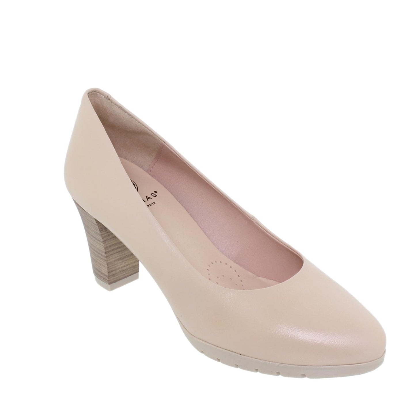 Zapato Tacón Mujer Carrie Crema