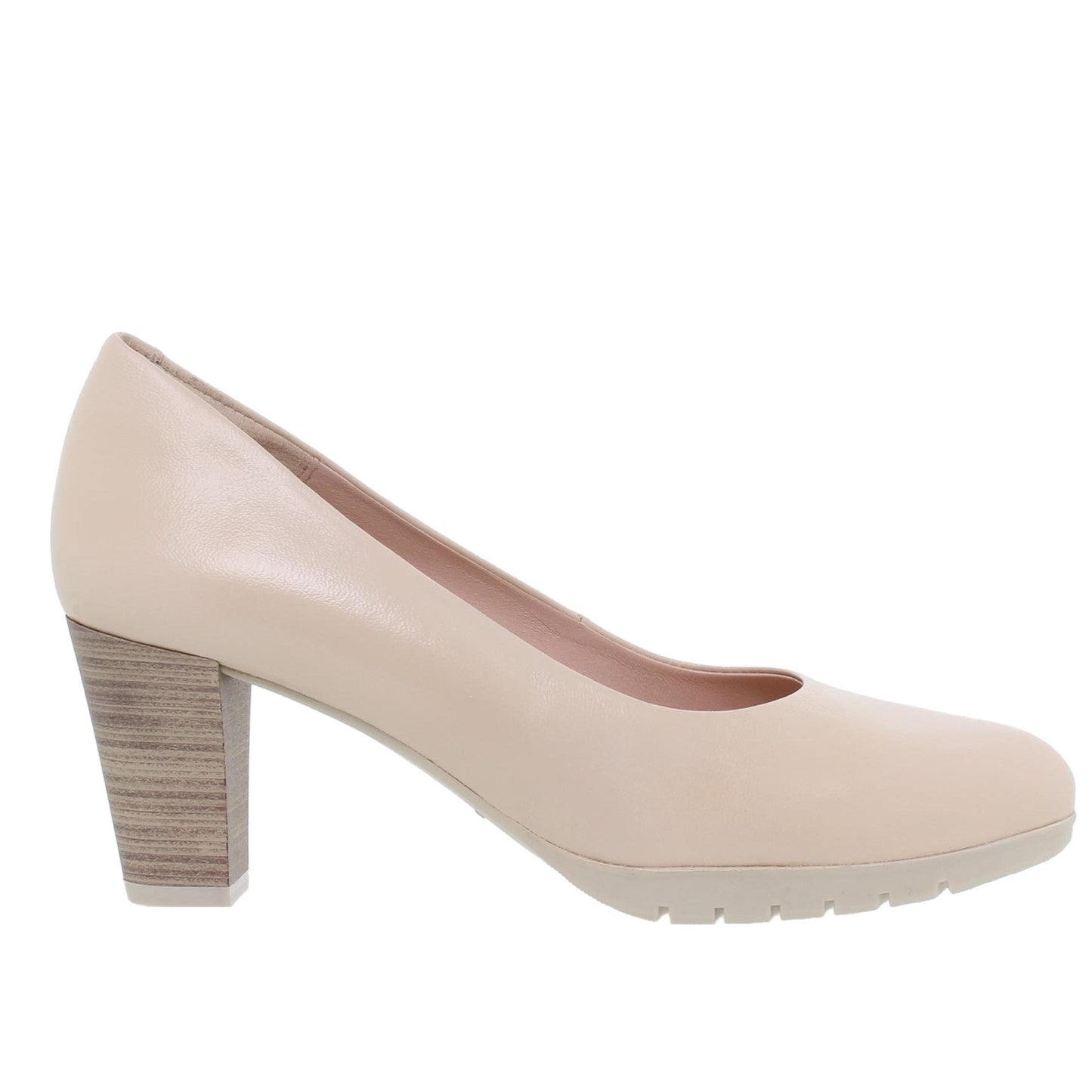 Zapato Tacón Mujer Carrie Crema