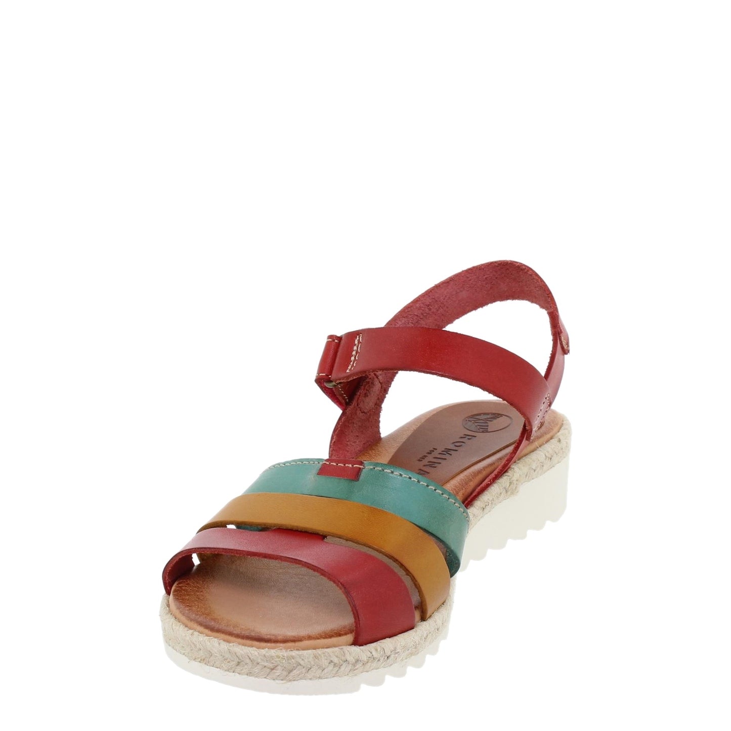 Sandalia Tiras Mujer piel Multi Olivia